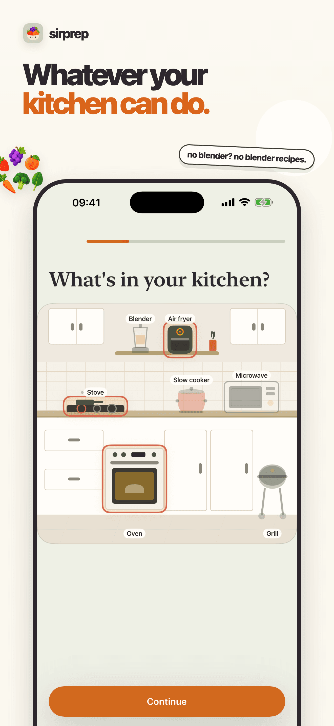 sirprep kitchen equipment selection